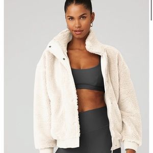 Alo Yoga Sherpa Varsity Jacket